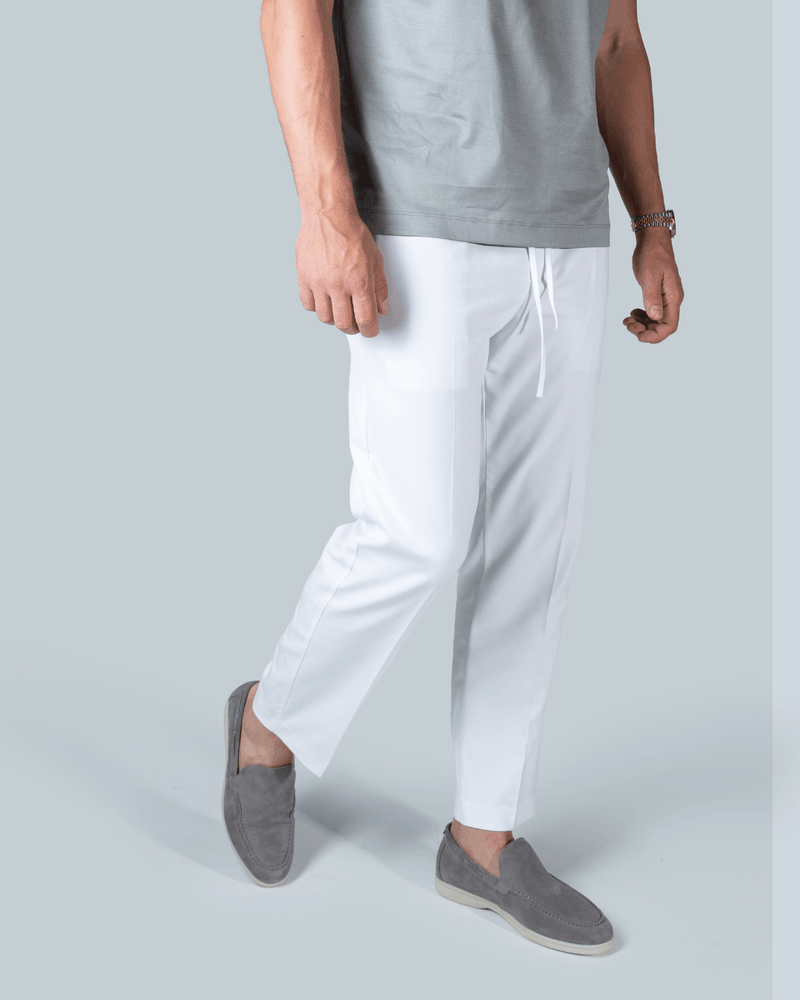 MARBELLA - WIT CASUAL BROEK